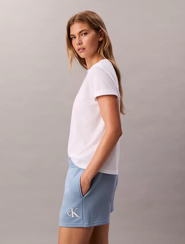 Monogram Fleece Pull-On Shorts Monogram Fleece Pull-On Shorts