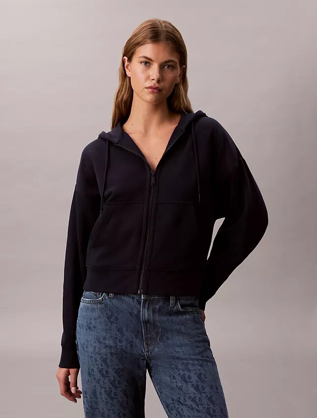 Monogram Fleece Zip Hoodie Monogram Fleece Zip Hoodie