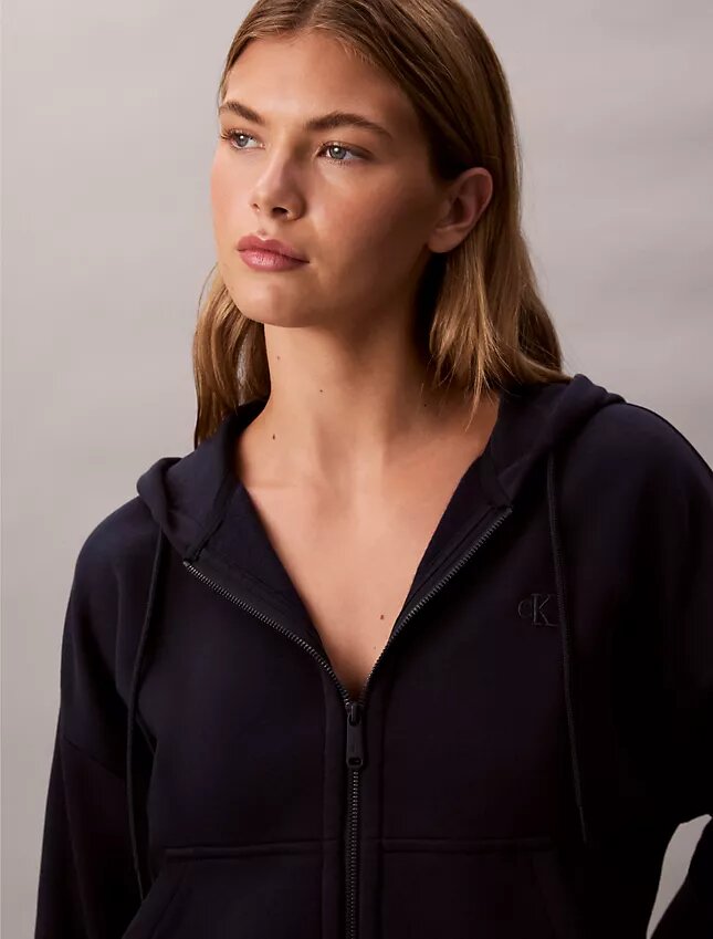 Monogram Fleece Zip Hoodie Monogram Fleece Zip Hoodie