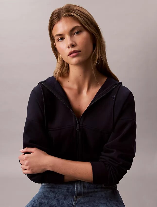 Monogram Fleece Zip Hoodie Monogram Fleece Zip Hoodie