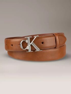 Monogram Logo Plaque Belt