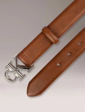 Monogram Logo Plaque Belt