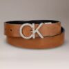 Monogram Logo Plaque Reversible Belt