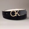 Monogram Logo Plaque Reversible Belt
