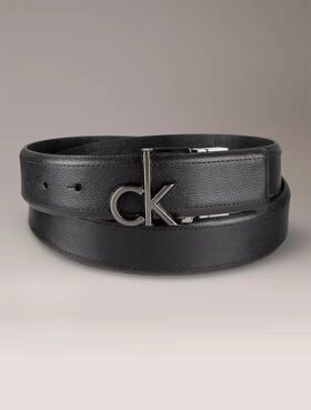 Monogram Logo Plaque Reversible Belt