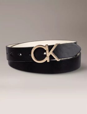Monogram Logo Plaque Reversible Belt