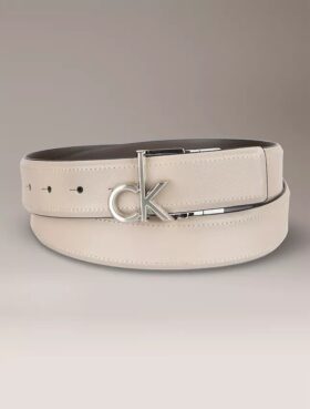 Monogram Logo Plaque Reversible Belt
