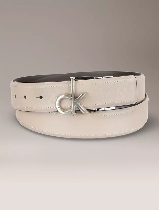 Monogram Logo Plaque Reversible Belt Monogram Logo Plaque Reversible Belt