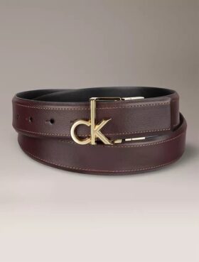 Monogram Logo Plaque Reversible Belt