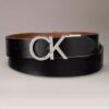 Monogram Logo Plaque Reversible Belt