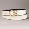 Monogram Logo Plaque Reversible Belt