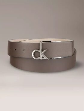 Monogram Logo Plaque Reversible Belt