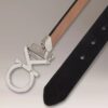 Monogram Logo Plaque Reversible Belt