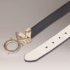 Monogram Logo Plaque Reversible Belt
