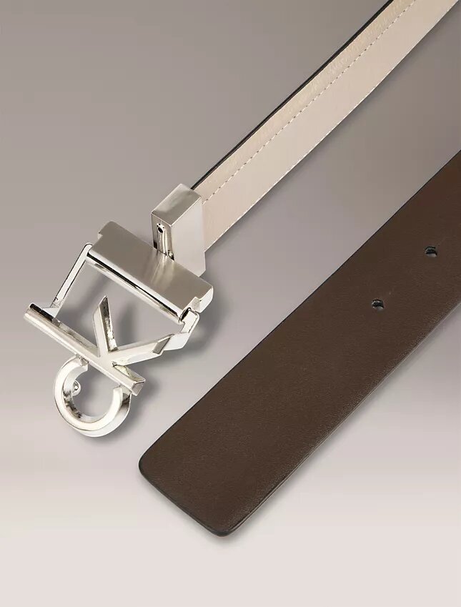 Monogram Logo Plaque Reversible Belt Monogram Logo Plaque Reversible Belt