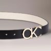 Monogram Logo Plaque Reversible Belt