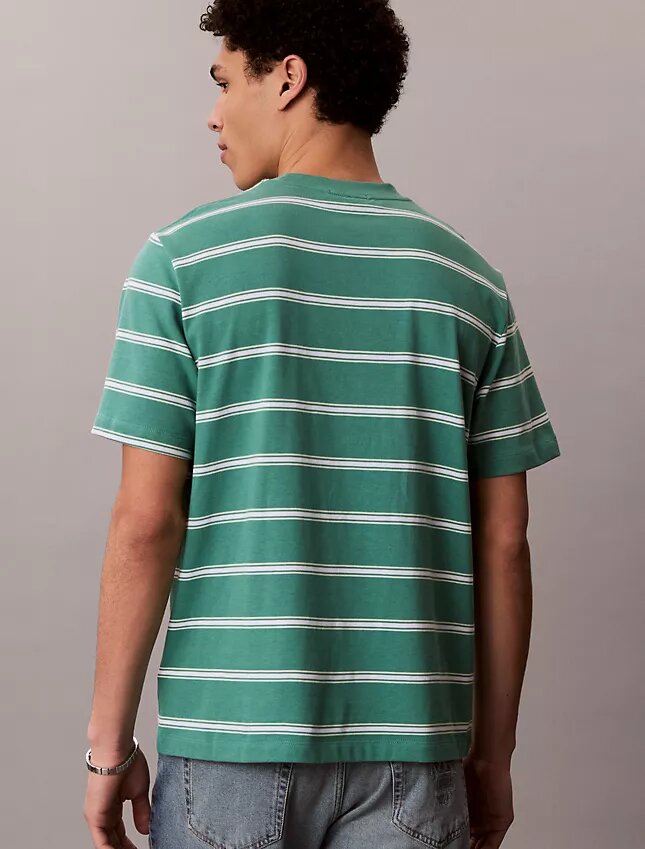 Monogram Stripe Relaxed T-Shirt Monogram Stripe Relaxed T-Shirt