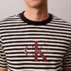 Monogram Stripe Relaxed T-Shirt Monogram Stripe Relaxed T-Shirt
