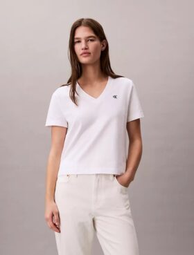 Monogram V-Neck T-Shirt
