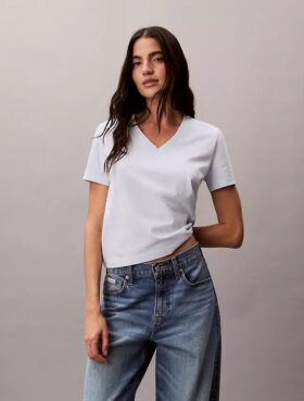 Monogram V-Neck T-Shirt