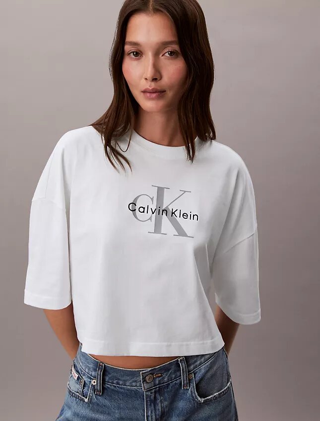 Monologo Cropped Boxy T-Shirt Monologo Cropped Boxy T-Shirt