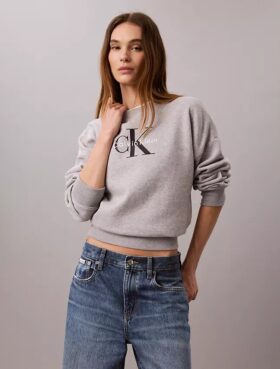 Monologo Fleece Relaxed Sweatshirt
