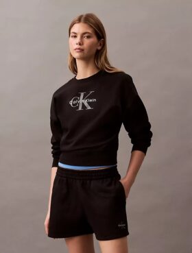 Monologo Fleece Relaxed Sweatshirt