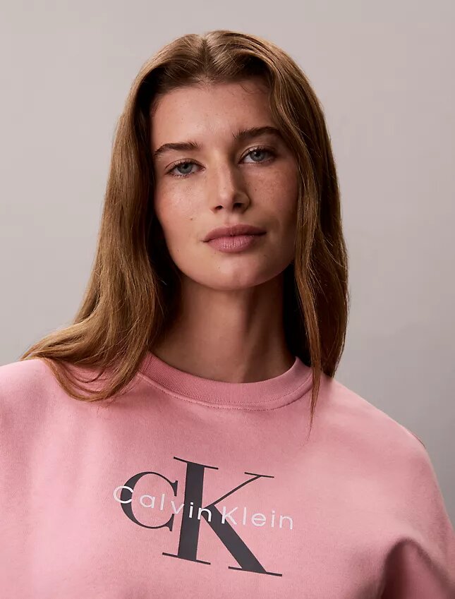 Monologo Fleece Relaxed Sweatshirt Monologo Fleece Relaxed Sweatshirt