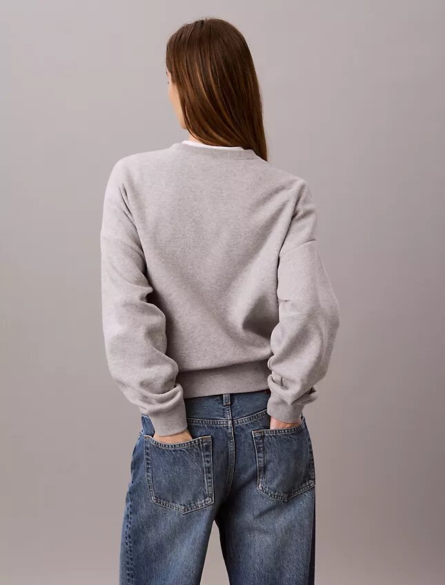 Monologo Fleece Relaxed Sweatshirt Monologo Fleece Relaxed Sweatshirt