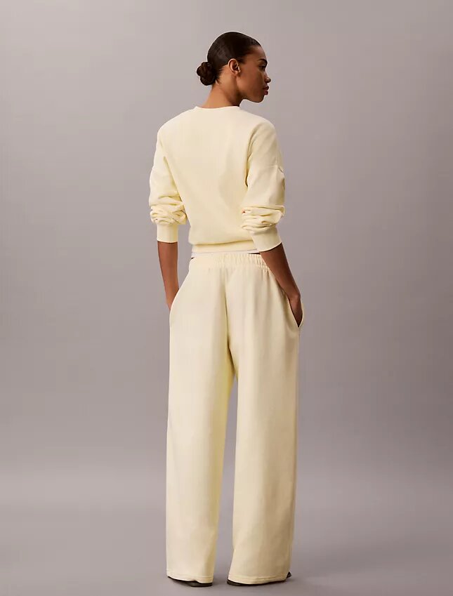 Monologo Fleece Wide Leg Sweatpants Monologo Fleece Wide Leg Sweatpants
