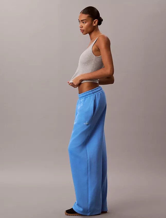 Monologo Fleece Wide Leg Sweatpants Monologo Fleece Wide Leg Sweatpants