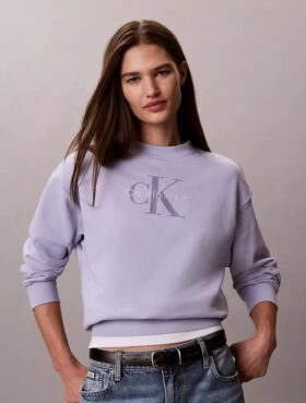 Monologo French Terry Relaxed Sweatshirt