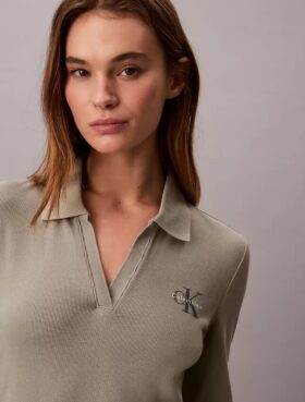 Monologo Rib Polo Mini Dress