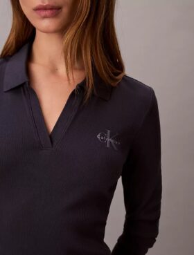 Monologo Rib Polo Mini Dress