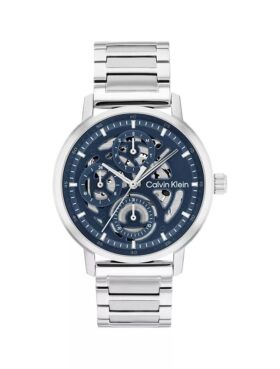 Multifunction Exposed Dial Link Bracelet Watch