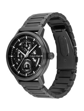 Multifunction Exposed Dial Link Bracelet Watch