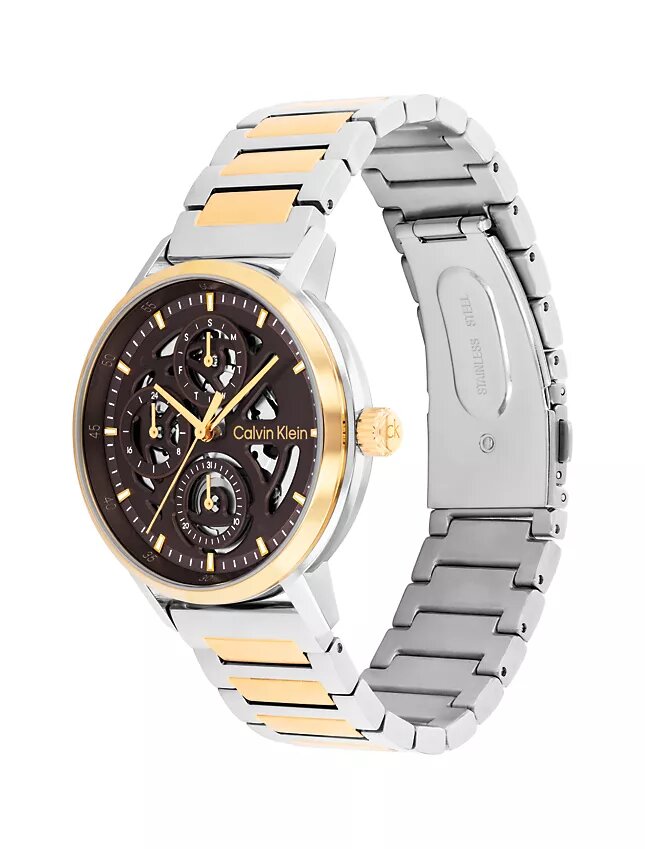 Multifunction Exposed Dial Link Bracelet Watch Multifunction Exposed Dial Link Bracelet Watch