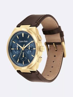 Multifunction Leather Bracelet Watch
