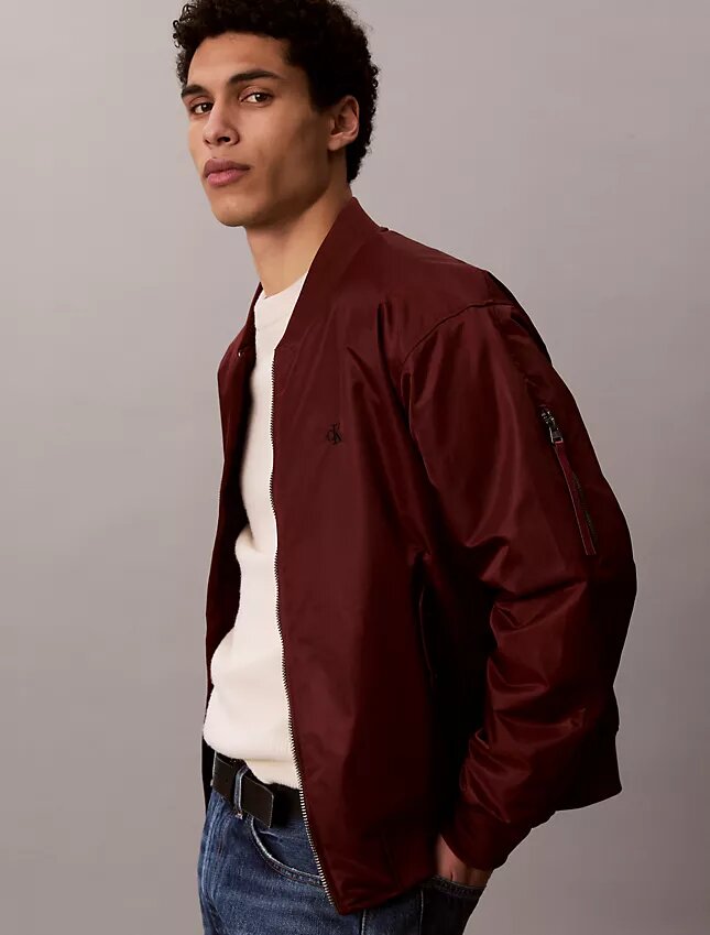 Nylon Bomber Jacket Nylon Bomber Jacket