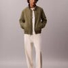 Nylon Grid Bomber Jacket Nylon Grid Bomber Jacket