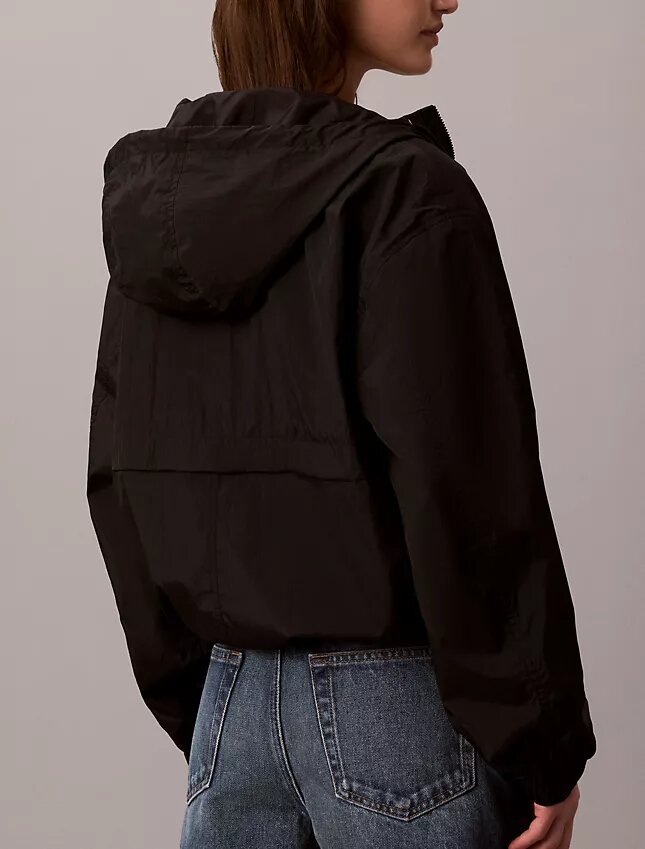 Nylon Relaxed Windbreaker Jacket Nylon Relaxed Windbreaker Jacket