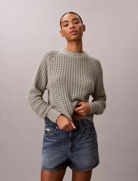 Open Stitch Sweater