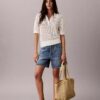 Open Stitch Sweater Polo Shirt Open Stitch Sweater Polo Shirt