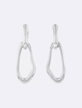 Organic Chain Link Earrings Organic Chain Link Earrings