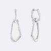 Organic Chain Link Earrings