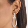 Organic Chain Link Earrings