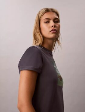 Palm Tree Logo Graphic T-Shirt