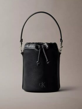 Pebble Grain Bucket Bag
