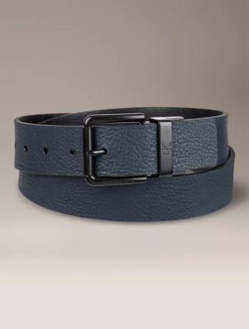 Pebbled Leather Reversible Belt