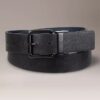 Pebbled Leather Reversible Belt